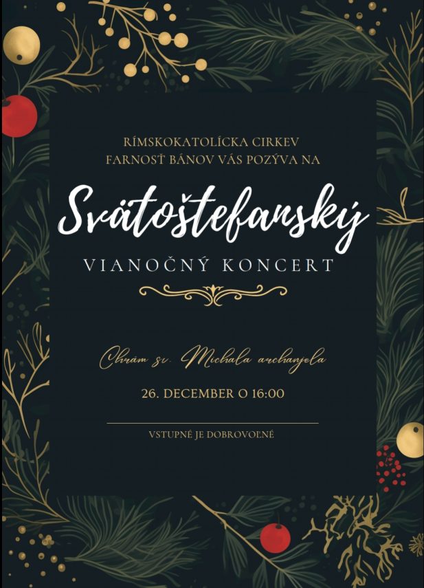 Svätoštefanský Vianočný koncert